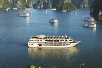 Tour Free & Easy : Du thuyền Athena Cruise 5 Sao Hà Nội – Khám phá Vịnh Bái Tử Long đẳng cấp 5 sao trên Vịnh Hạ Long